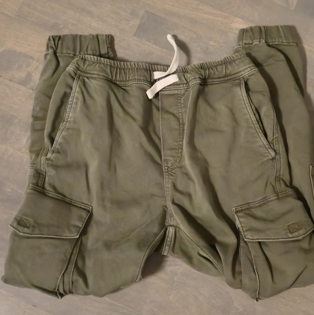 ZARA Olive Green Cargo Jogger Pants 💚 - Picture 3 of 6